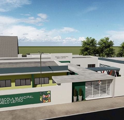 Reforma da Escola Municipal Melo Leitão terá investimento de R$ 2,5 milhões e vai triplicar número de vagas em Campina Grande