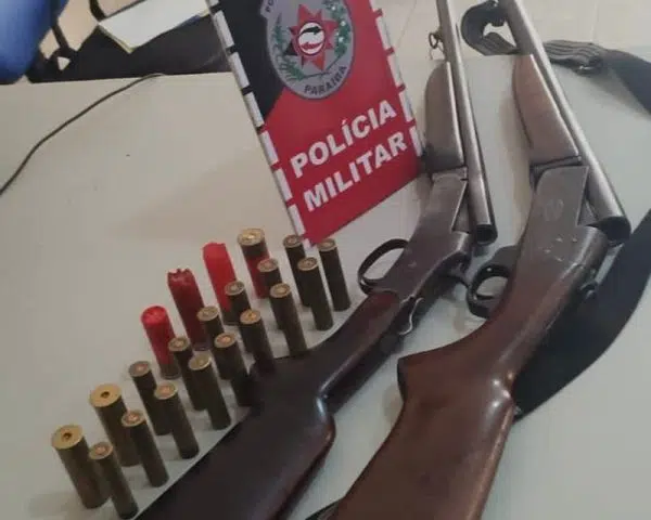 armas apreensão