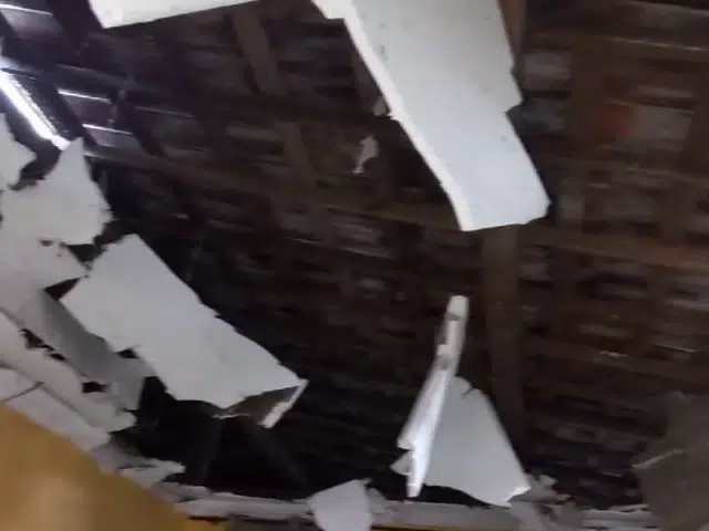 teto desaba por raio na paraíba