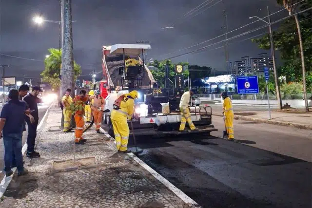 recapeamento avenida brasilia campina grande