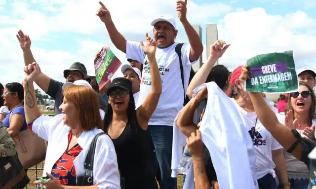 greve trabalhadores