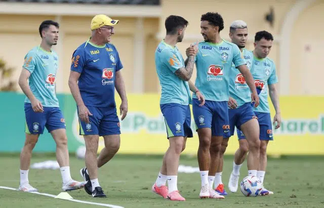 seleção brasileira treino