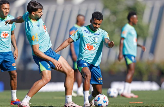 seleção brasileira treino