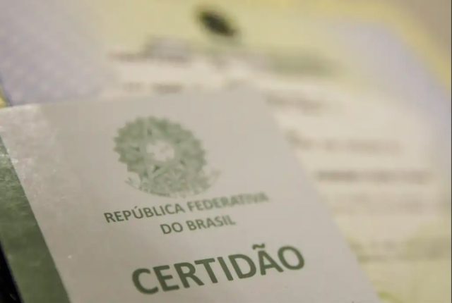 certidão de casamento