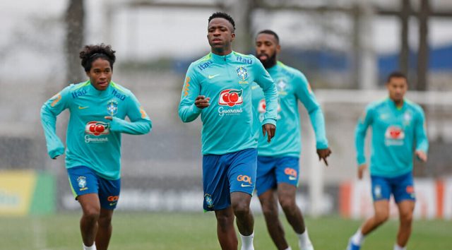 seleção brasileiro treino vini jr