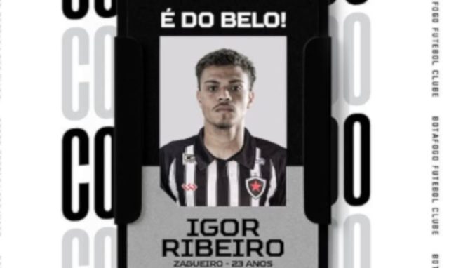 igor ribeiro zagueiro botafogo