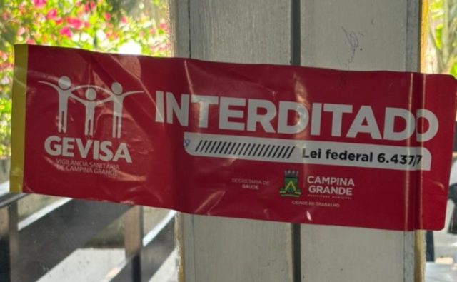 unidade interditada em campina