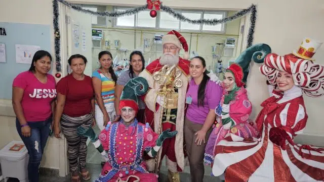 papai noel no trauma de campina