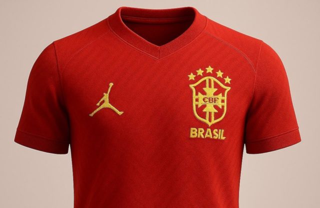 camisa seleção vermelha