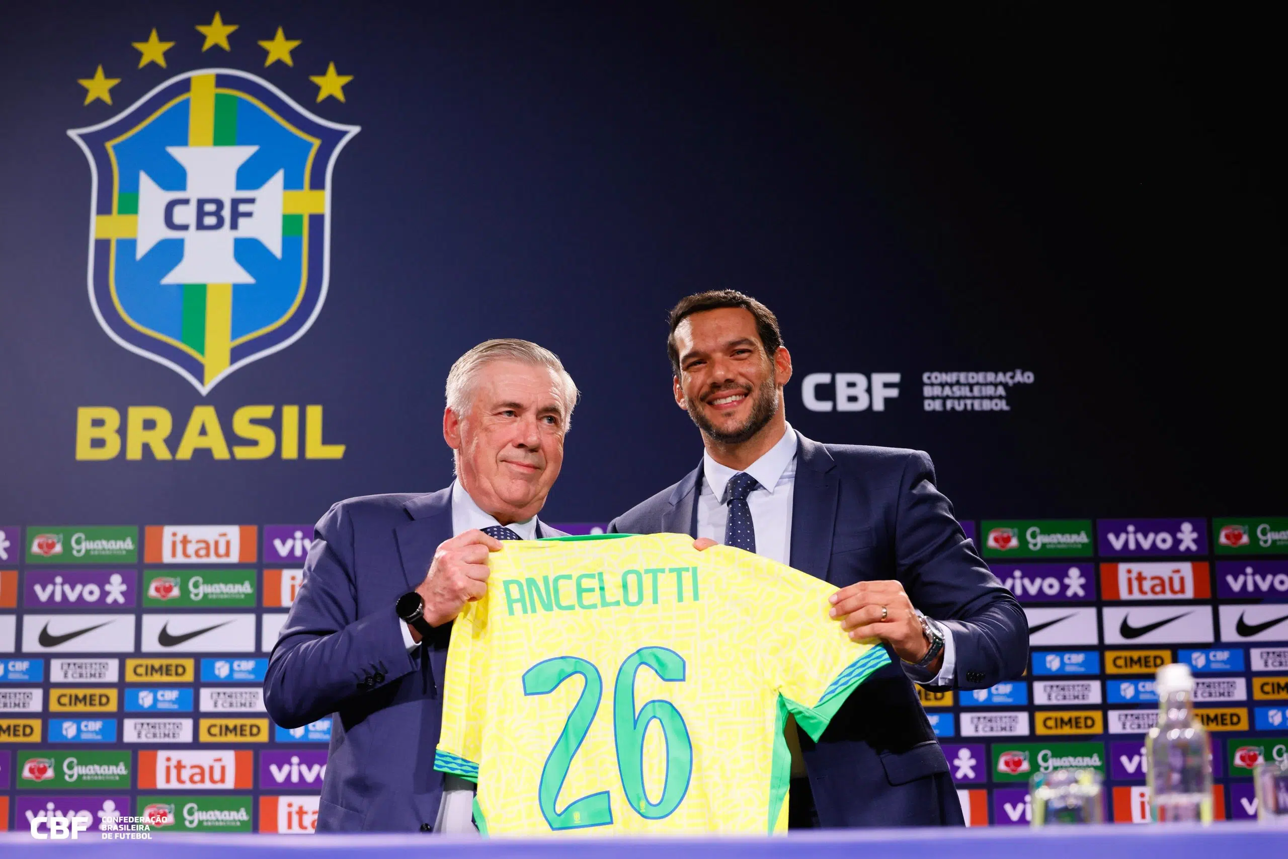 Ancelotti e samir xaud