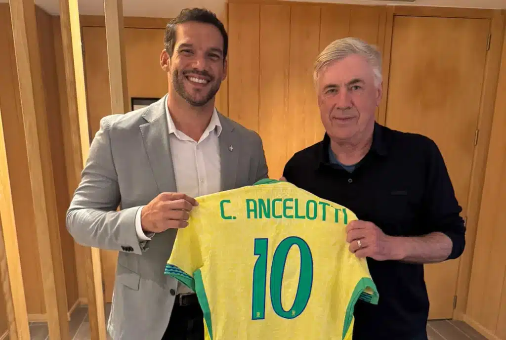 ancelotti e samir xaude