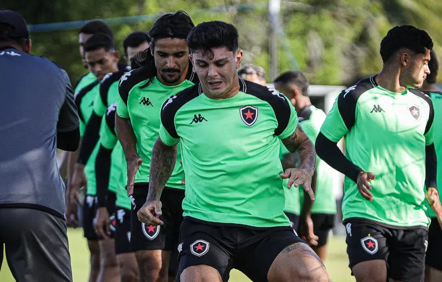 botafogo pb treino