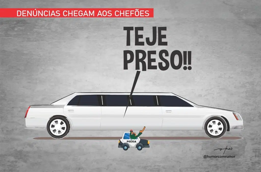 charge de fred ozanan a policia chegou la
