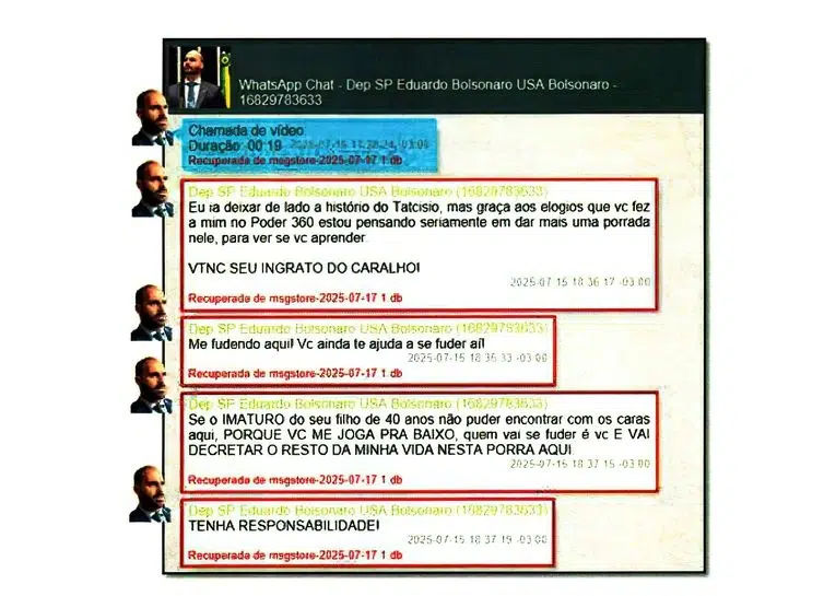 eduardo e bolsonaro ingrato