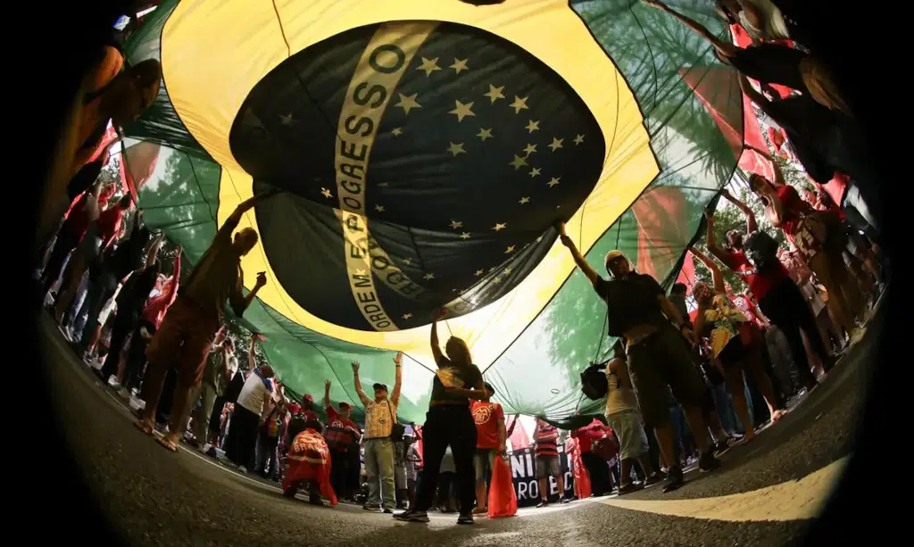protesto blindagem