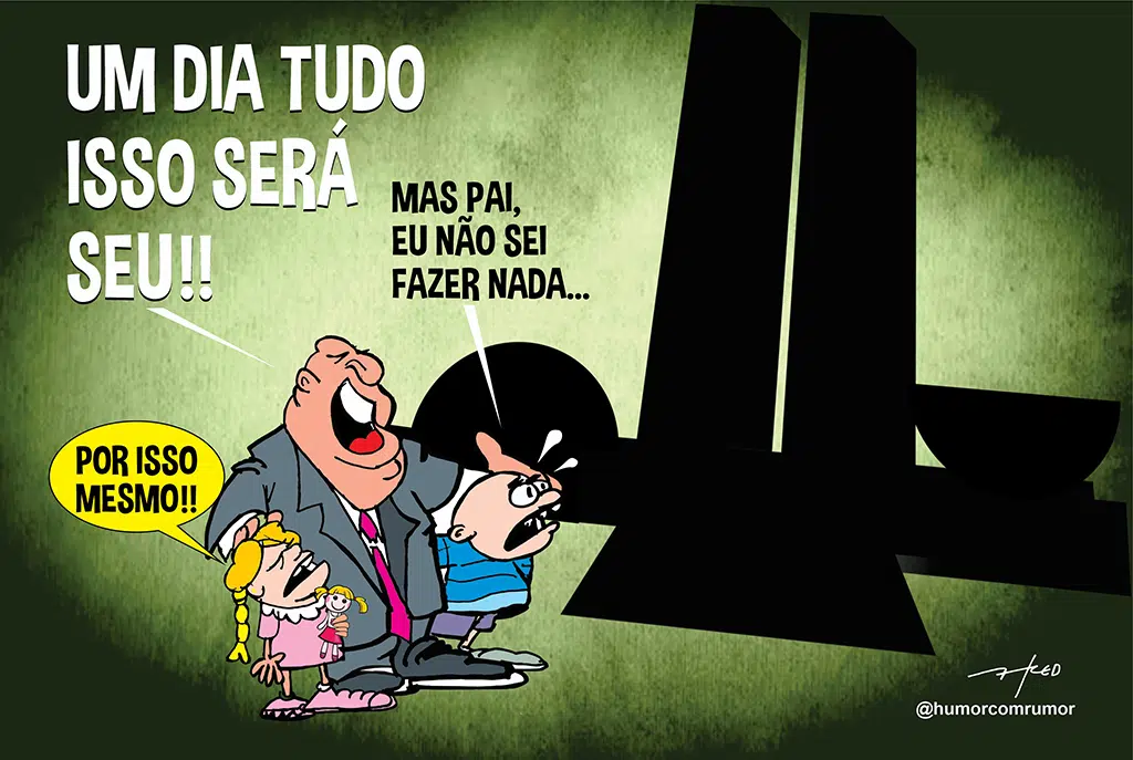 charge de fred ozanan crianca brincadeira