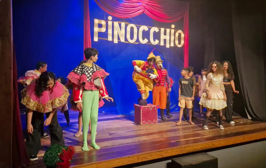 espetáculo pinochio