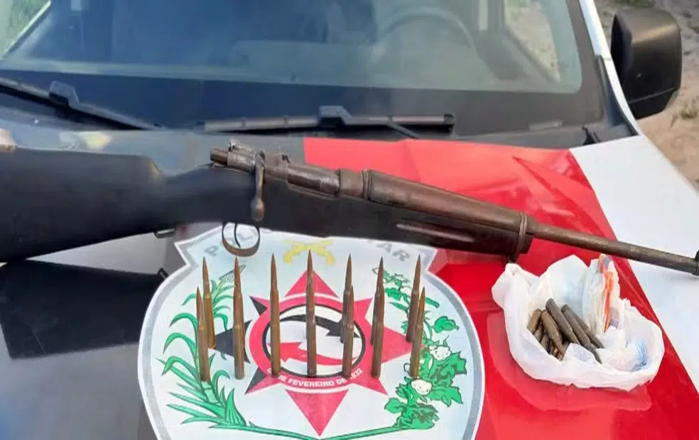 fuzil apreendido em bayeux