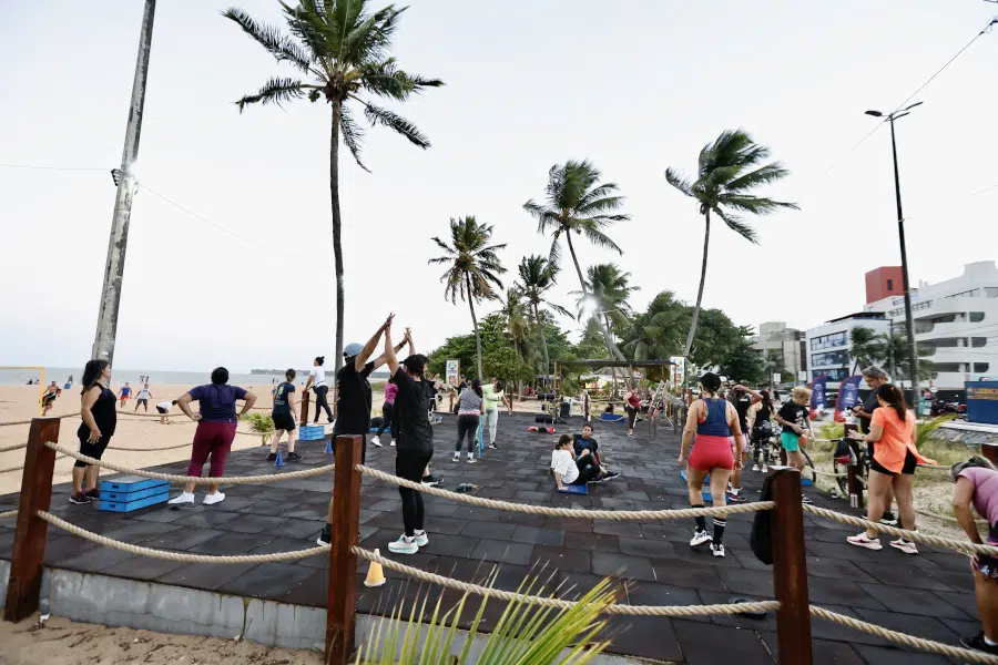joão pessoa praticando esporte