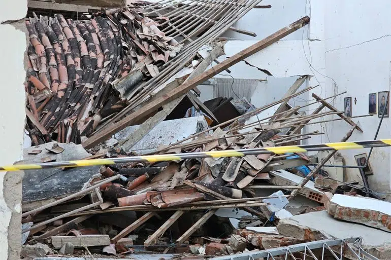 rompimento de reservatorio da cagepa casa destruida