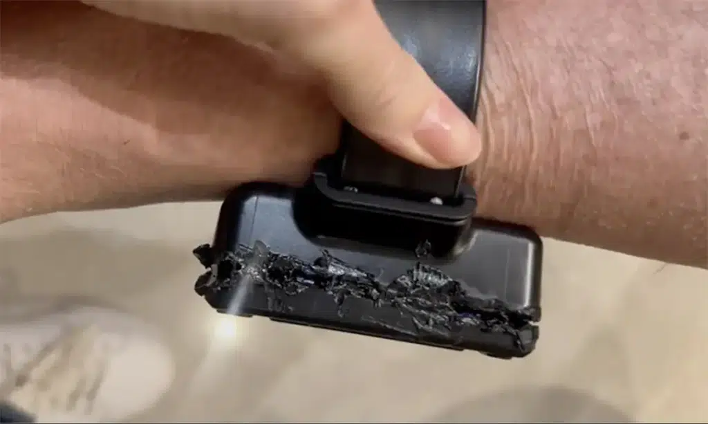 tornozeleira de bolsonaro avariada