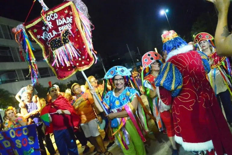 Encontro de gerações em João Pessoa com os blocos Muriçoquinhas e Melhor Idade bloco melhor idade joao pessoa