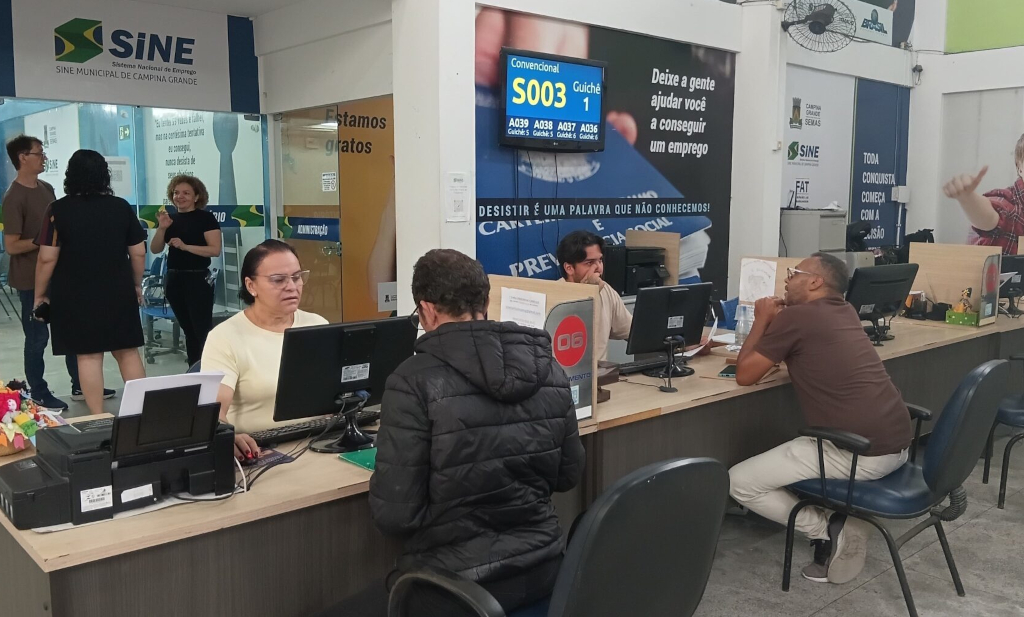 Sine oferece mais de 340 vagas de emprego em 11 municípios da Paraíba; confira a lista