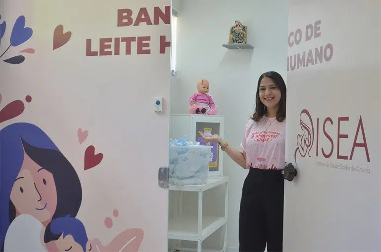 Agosto Dourado em Campina: importância do aleitamento materno e da doação de leite banco de leite humano isea