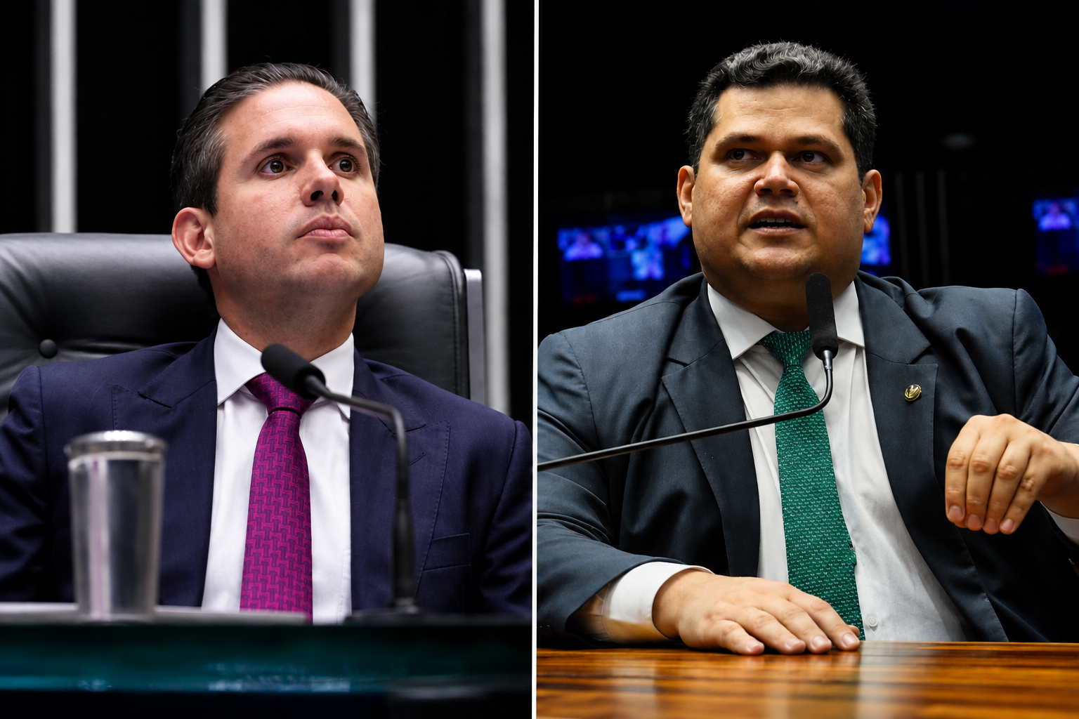 Hugo Motta e Davi Alcolumbre são os políticos com pior imagem perante a população