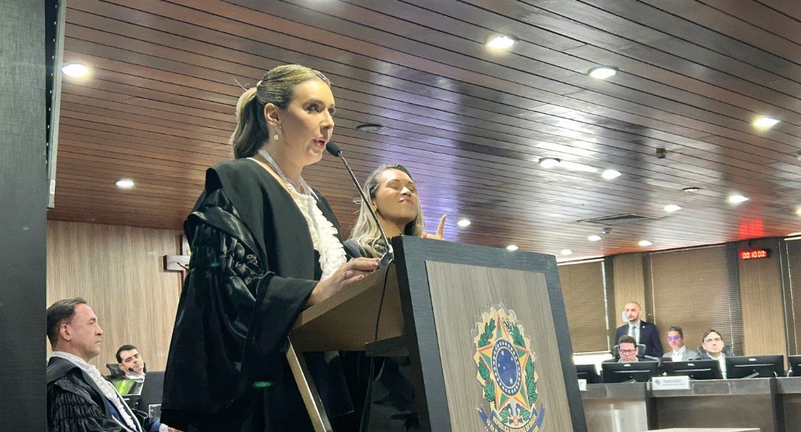 Giovanna Mayer defende maior participação feminina na política durante posse no TRE-PB