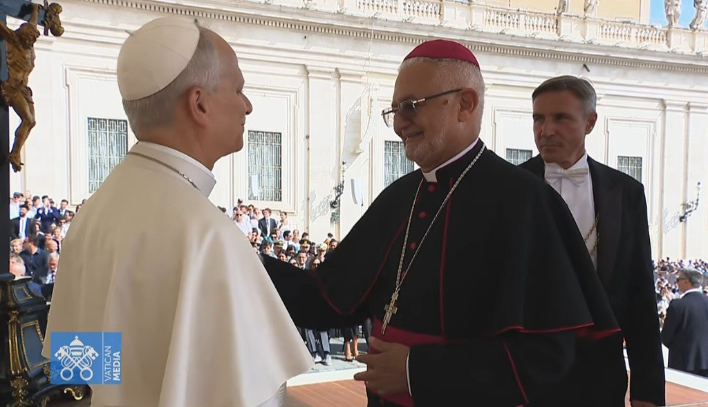Arcebispo da Paraíba se encontra com o Papa Leão XIV no Vaticano