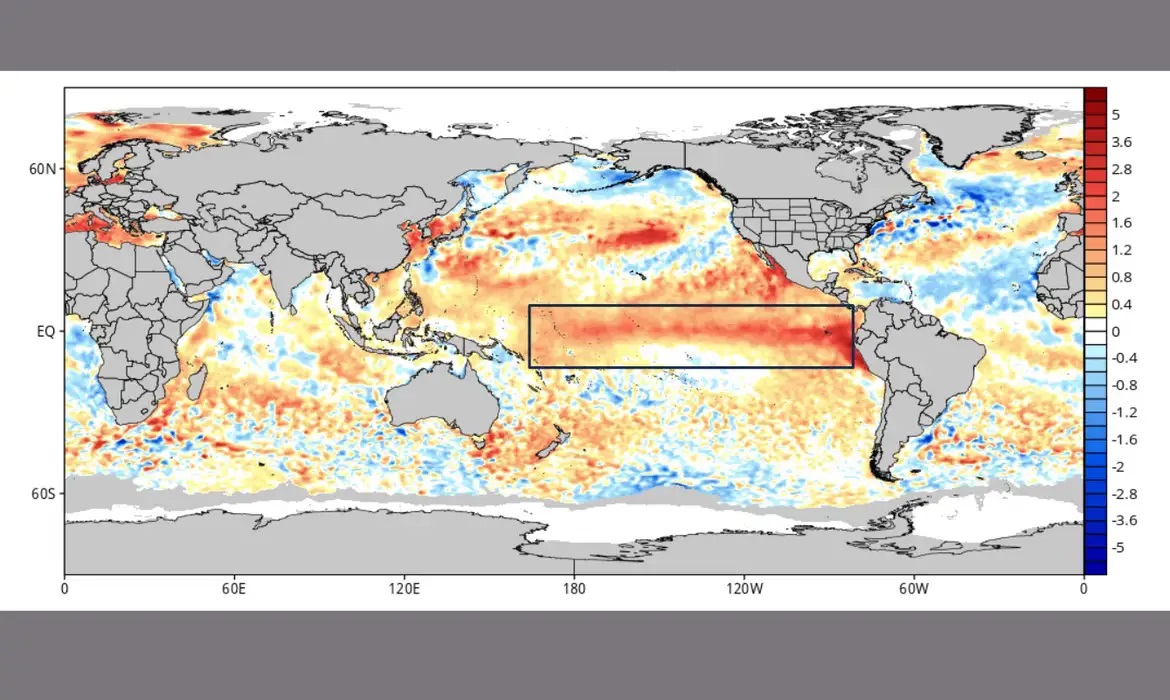Probabilidade do El Niño ser muito forte passa de 90% acende alerta