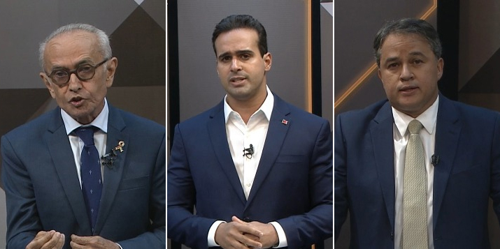Debate da TV Cabo Branco: veja o que os candidatos disseram no 1º bloco