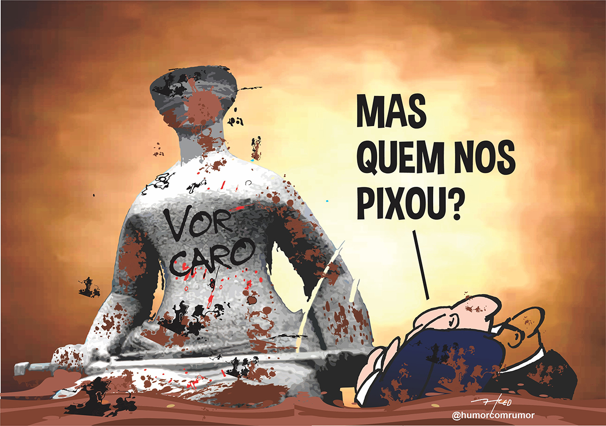 Charge do dia do campinense Fred Ozanan: Lama