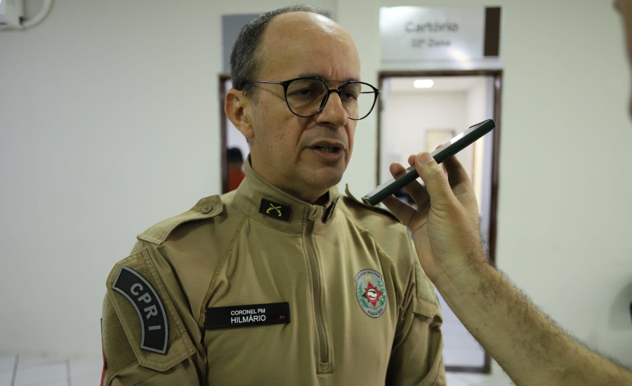 Comandante da PM destaca clima de tranquilidade no início da votação em Campina