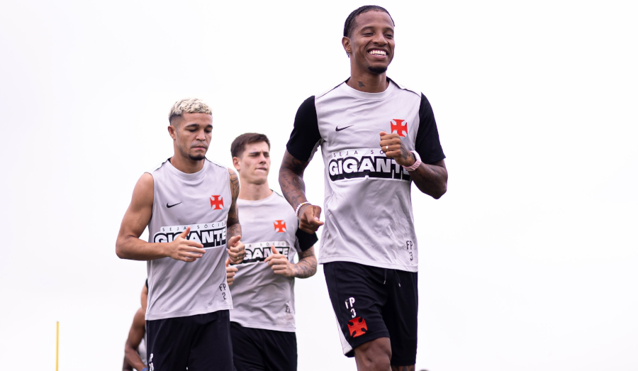 Jogadores do Vasco, em fotografia de divulgação